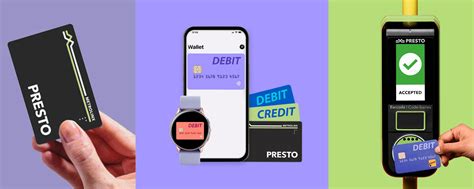 presto debit card transfer